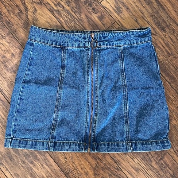 Denim Mini Skirt - Picture 1 of 4
